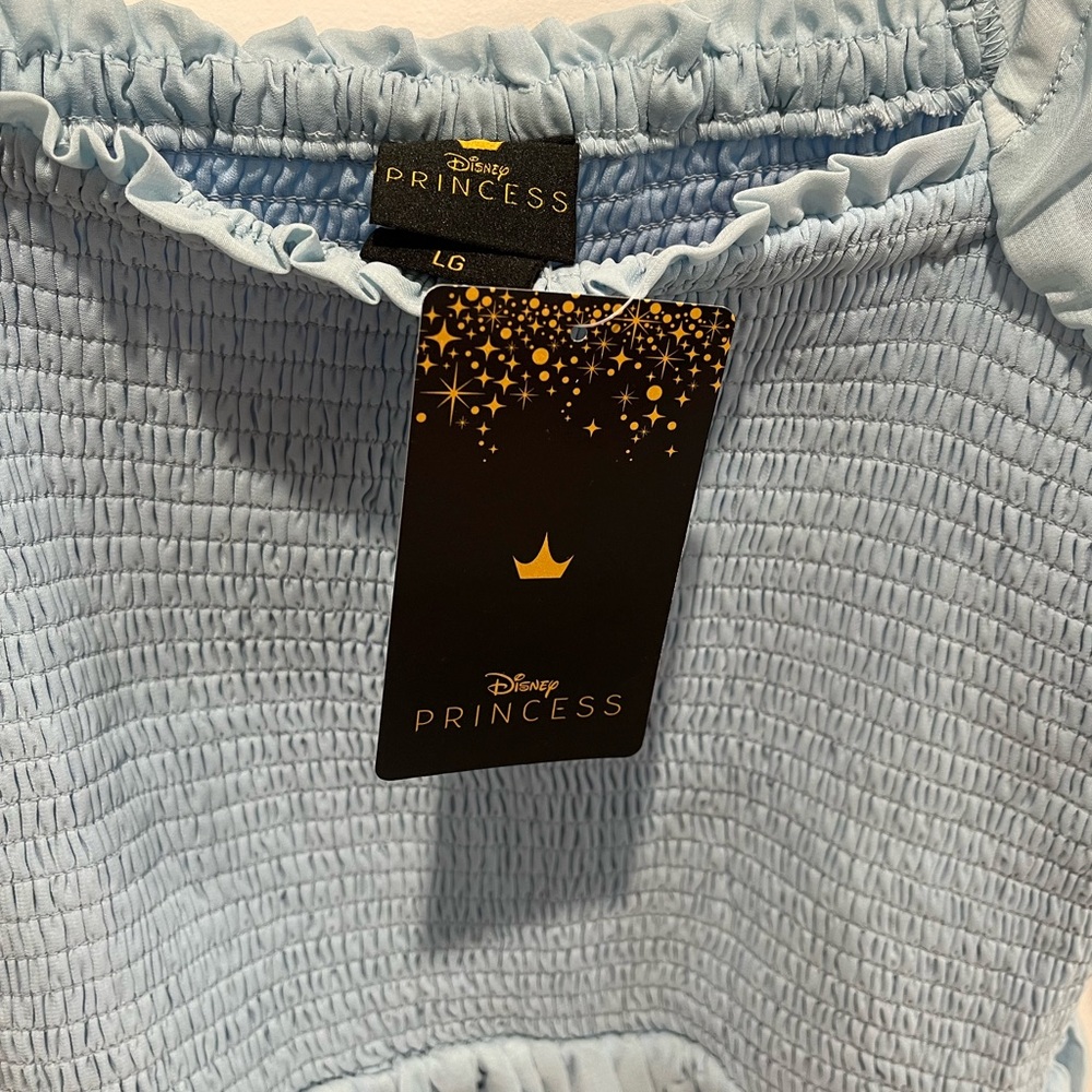 Disney Princess Mulan Puff Sleeve Smock Dress - Picture 5 of 10